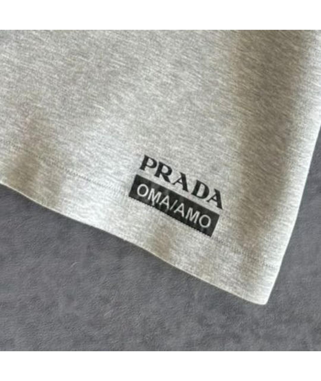 PRADA Серая футболка, фото 2