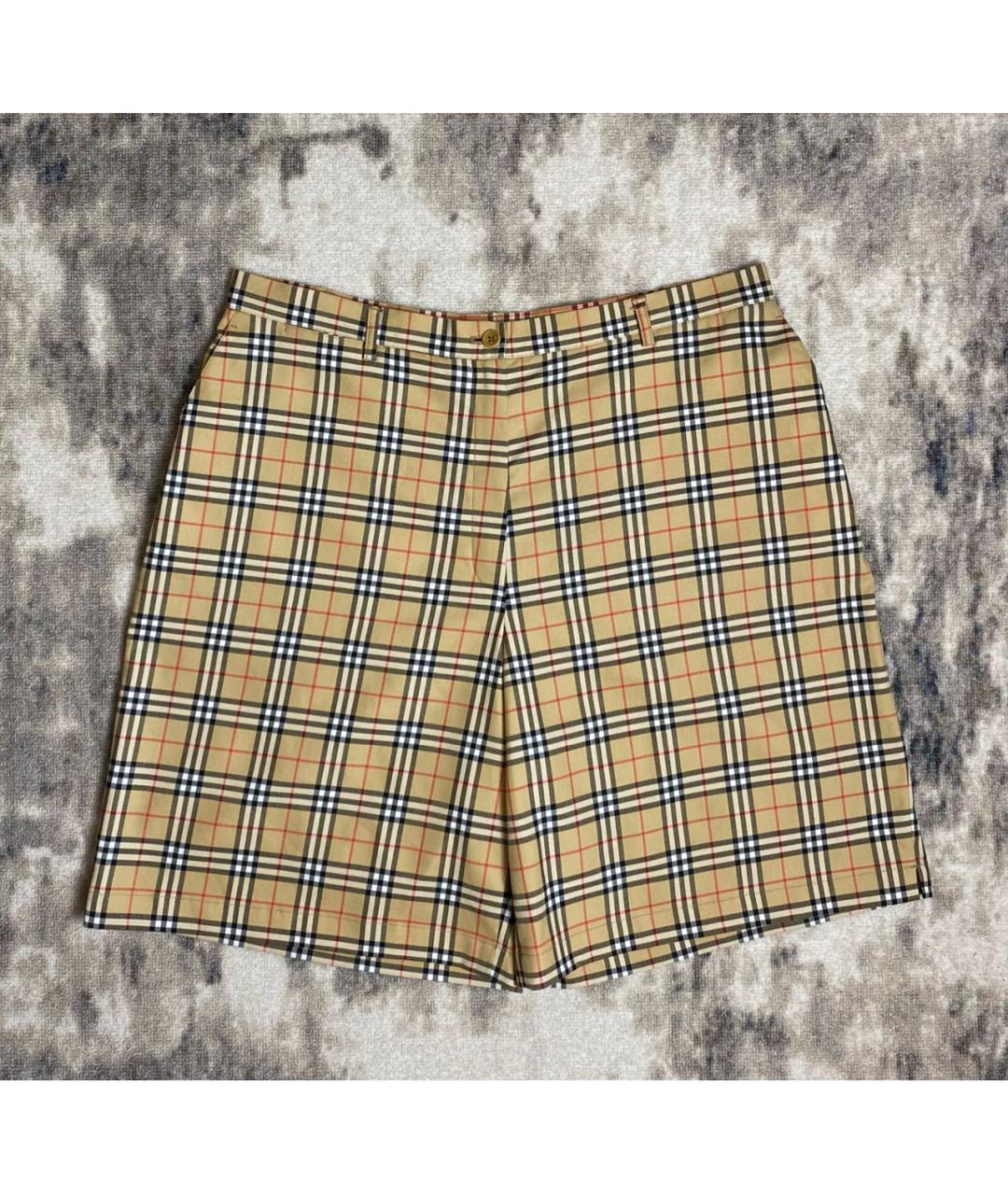 BURBERRY Хлопко-эластановые шорты, фото 4