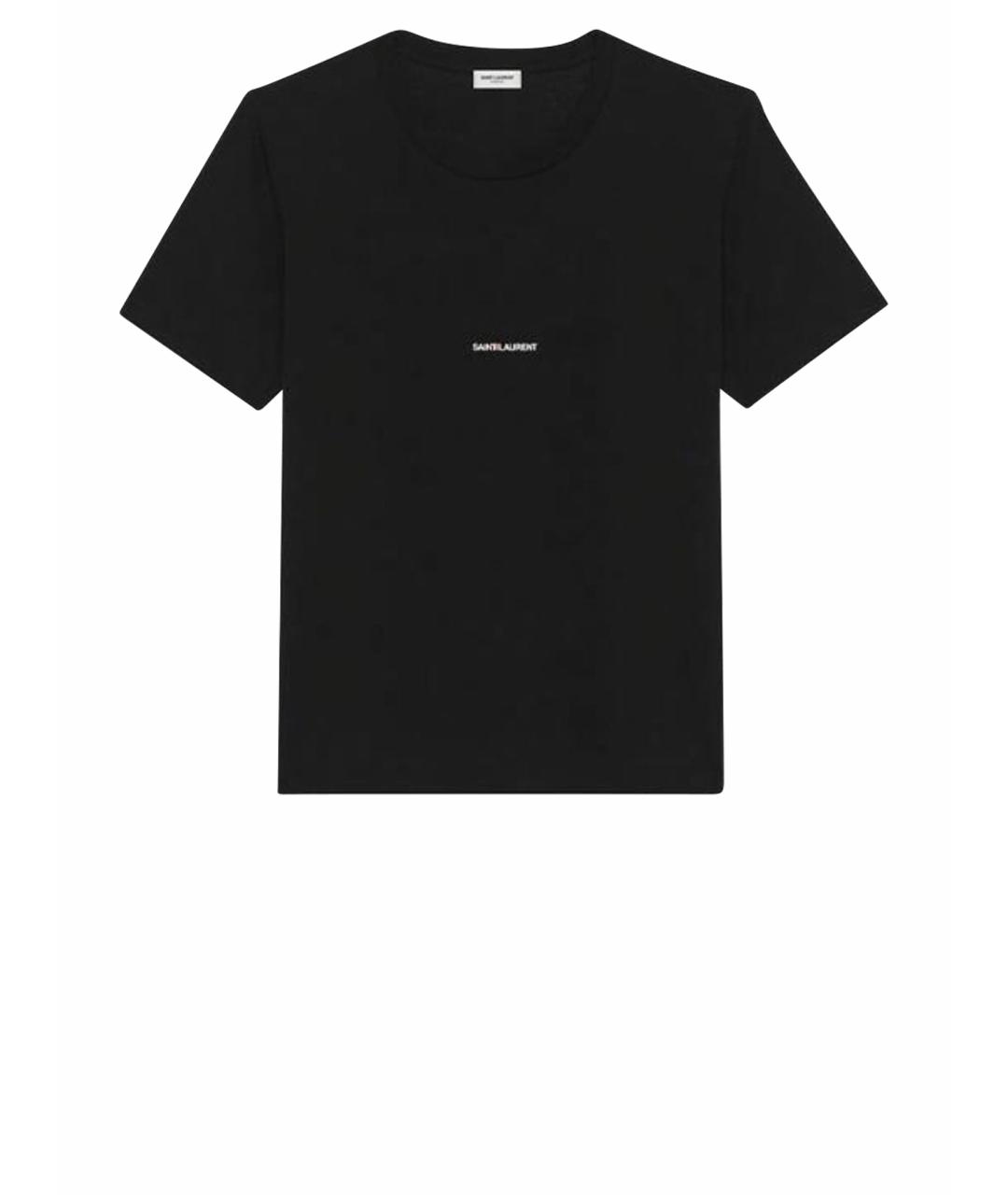 SAINT LAURENT Черная футболка, фото 1