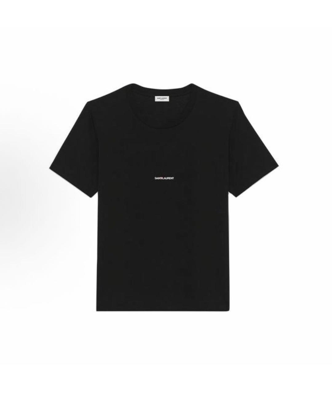 SAINT LAURENT Черная футболка, фото 3