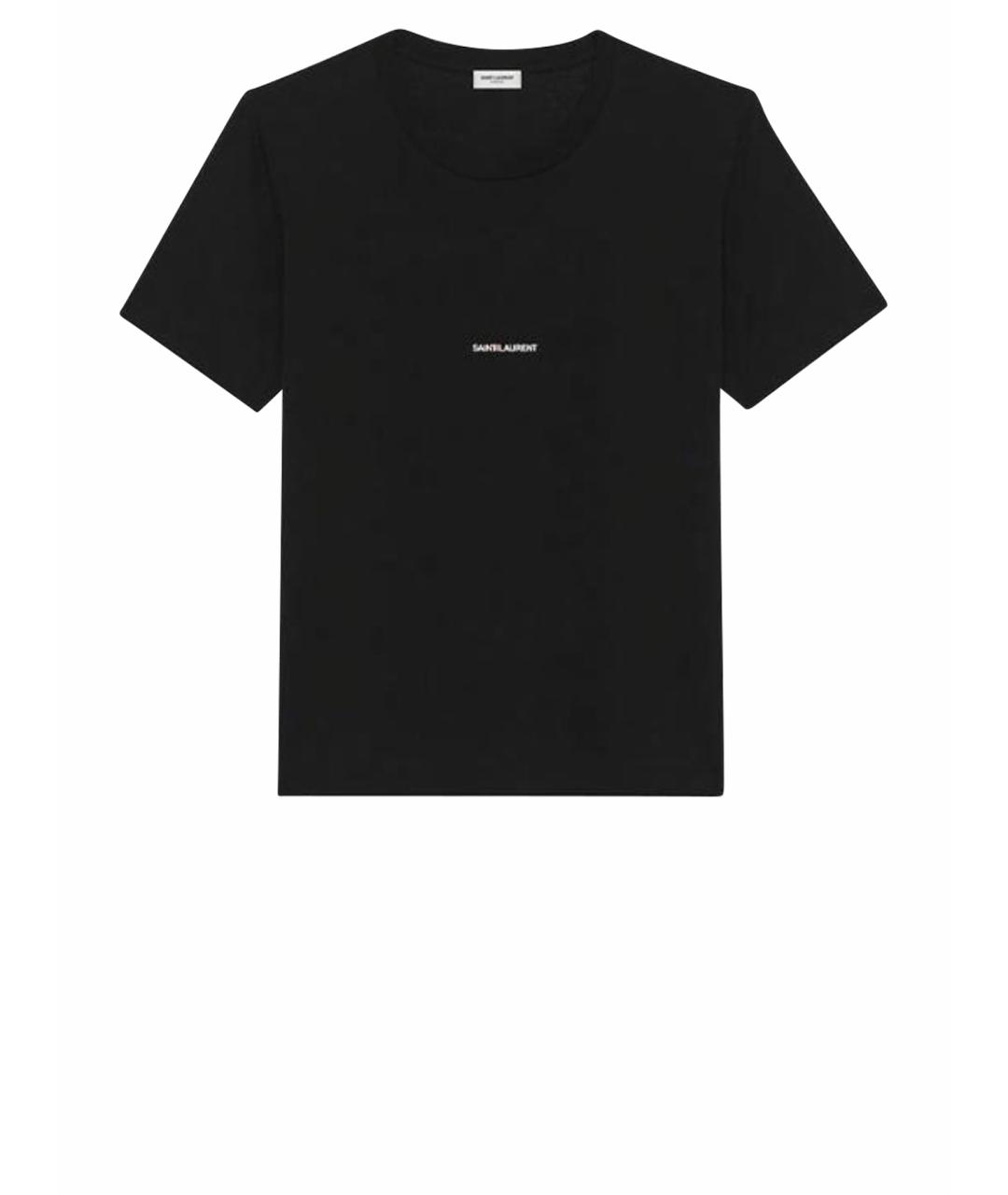 SAINT LAURENT Черная футболка, фото 1
