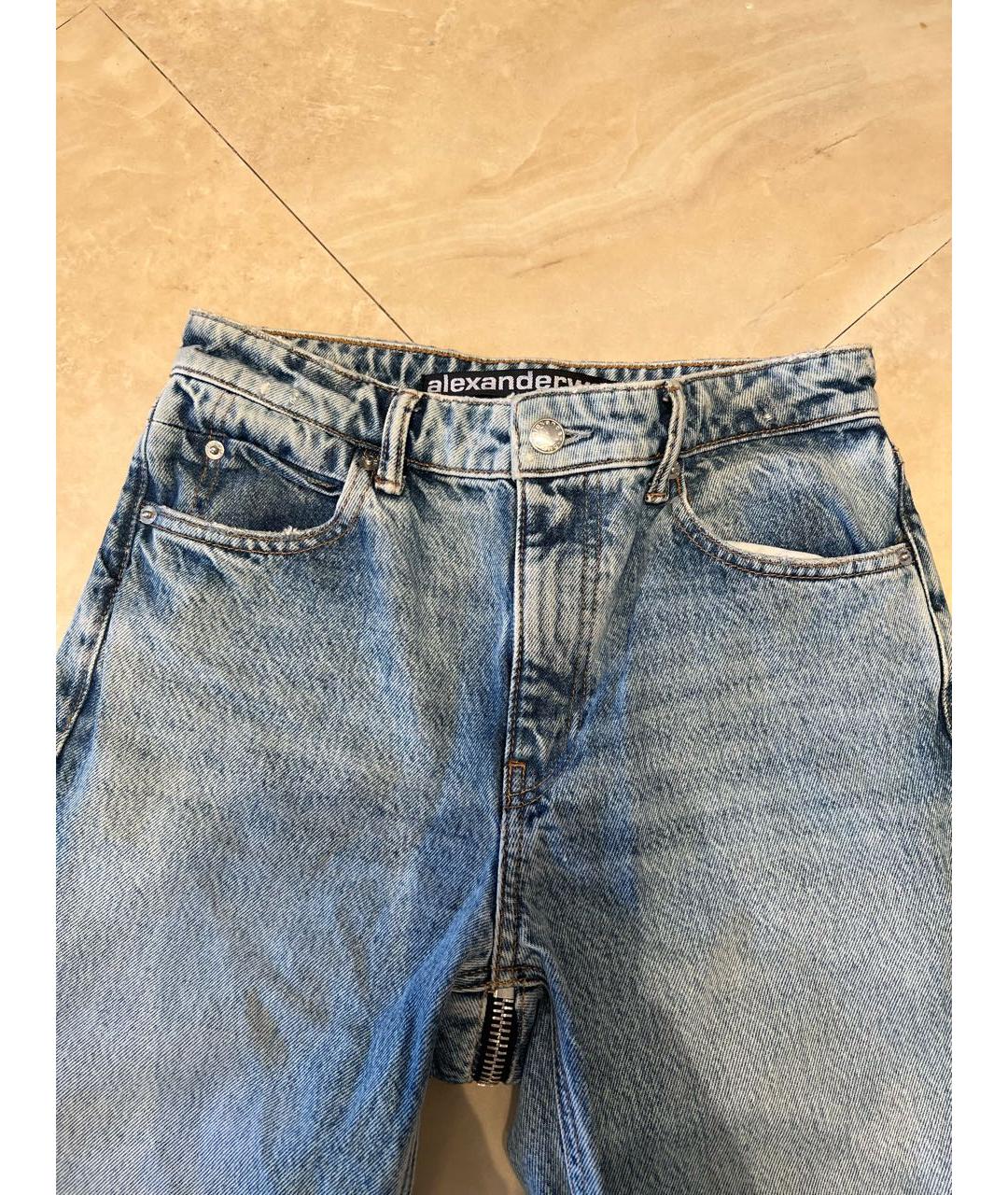 ALEXANDER WANG Синие прямые джинсы, фото 4