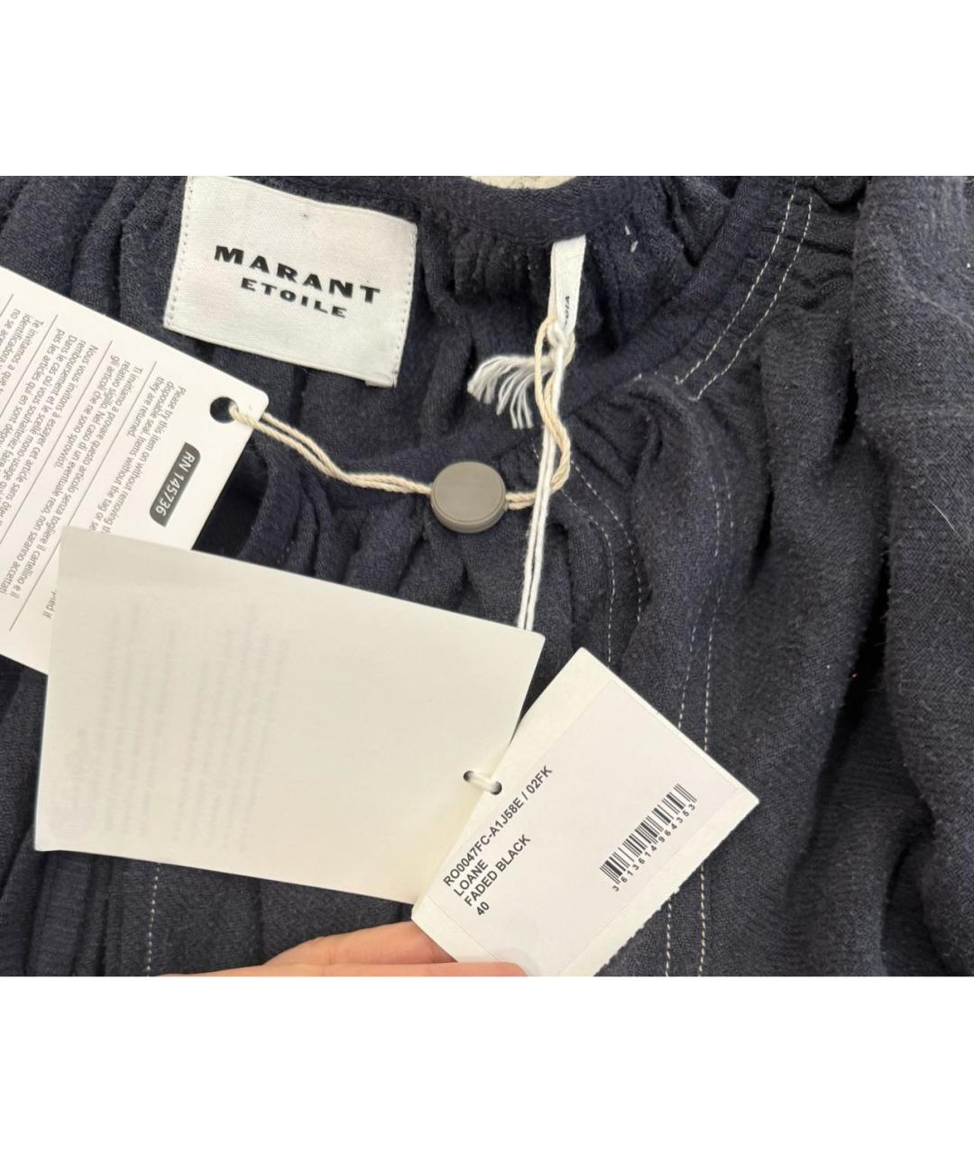 ISABEL MARANT ETOILE Черное шелковое повседневное платье, фото 3
