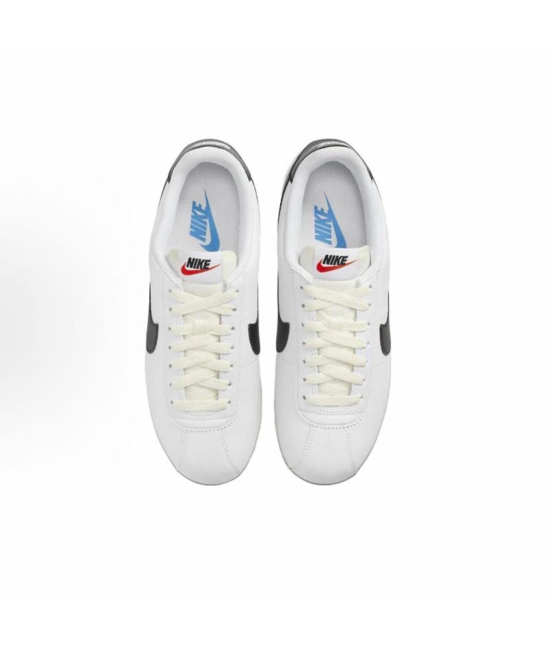 NIKE Белые кожаные низкие кроссовки / кеды, фото 3