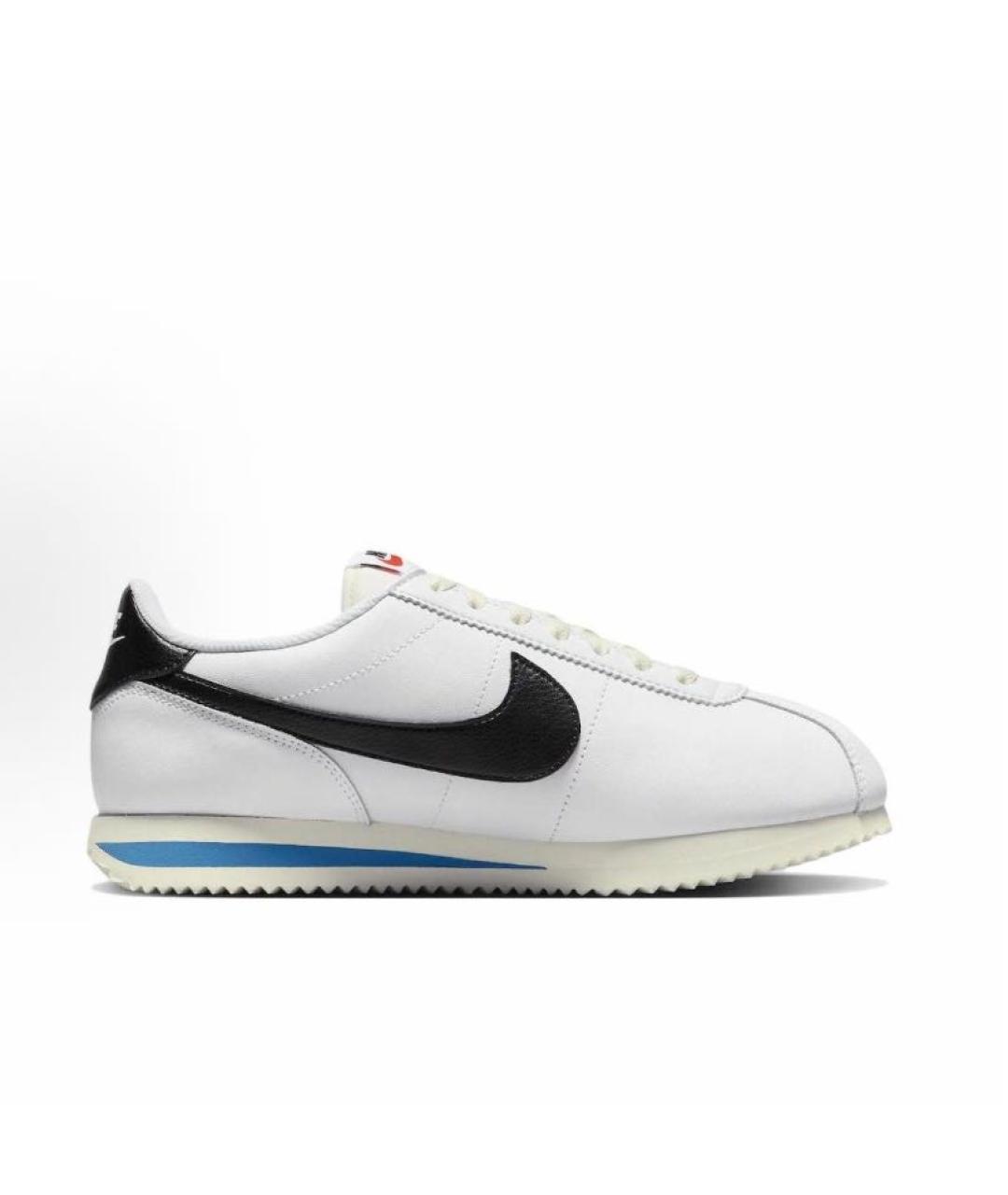 NIKE Белые кожаные низкие кроссовки / кеды, фото 5