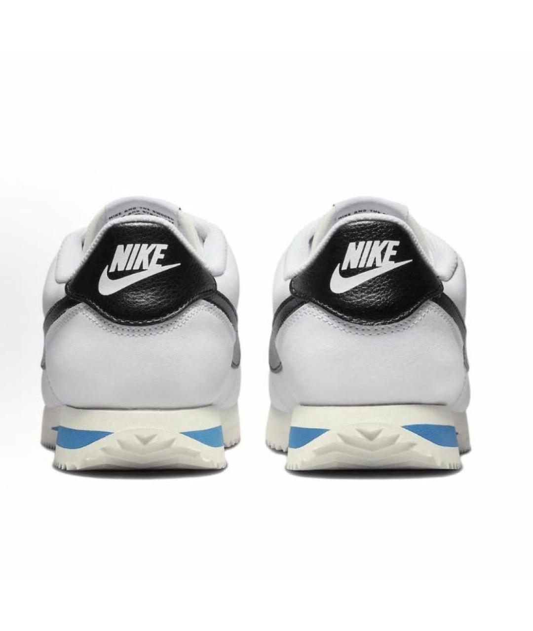 NIKE Белые кожаные низкие кроссовки / кеды, фото 4