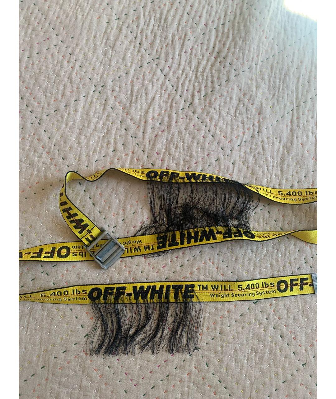 OFF-WHITE Желтый ремень, фото 2