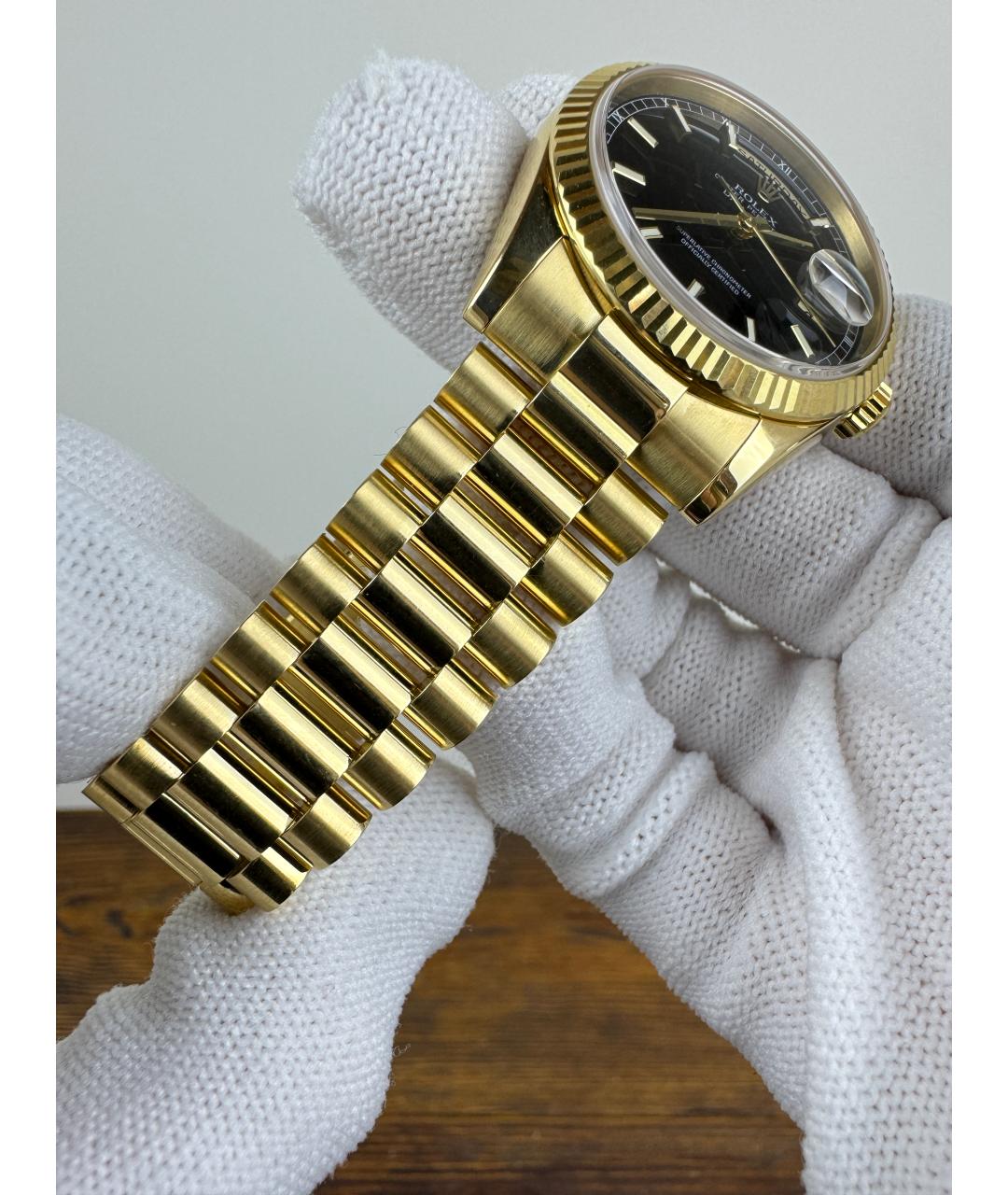 ROLEX Золотые часы из желтого золота, фото 4