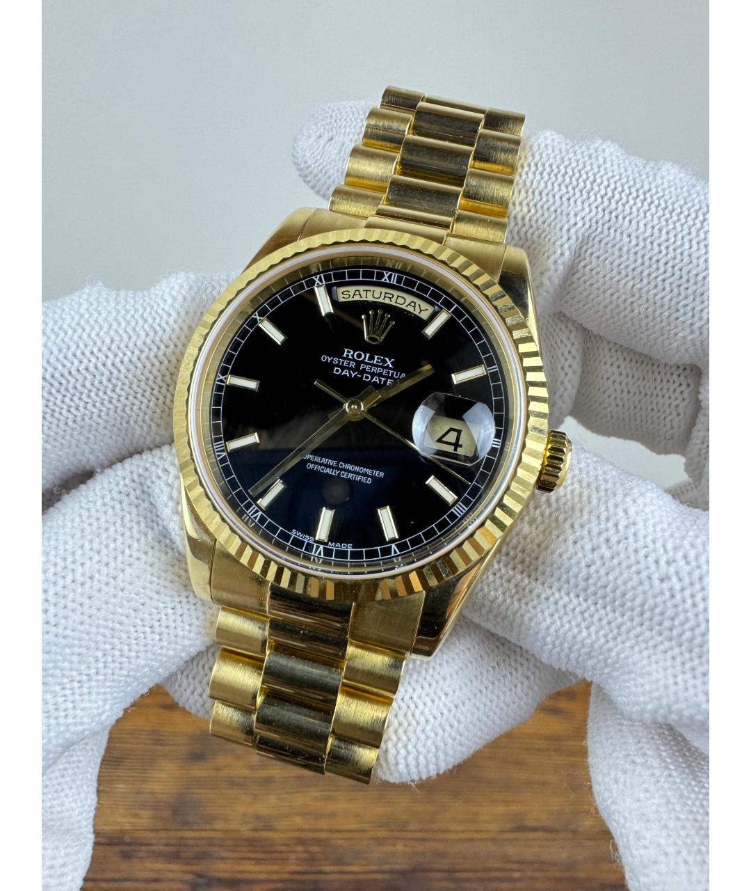 ROLEX Золотые часы из желтого золота, фото 2