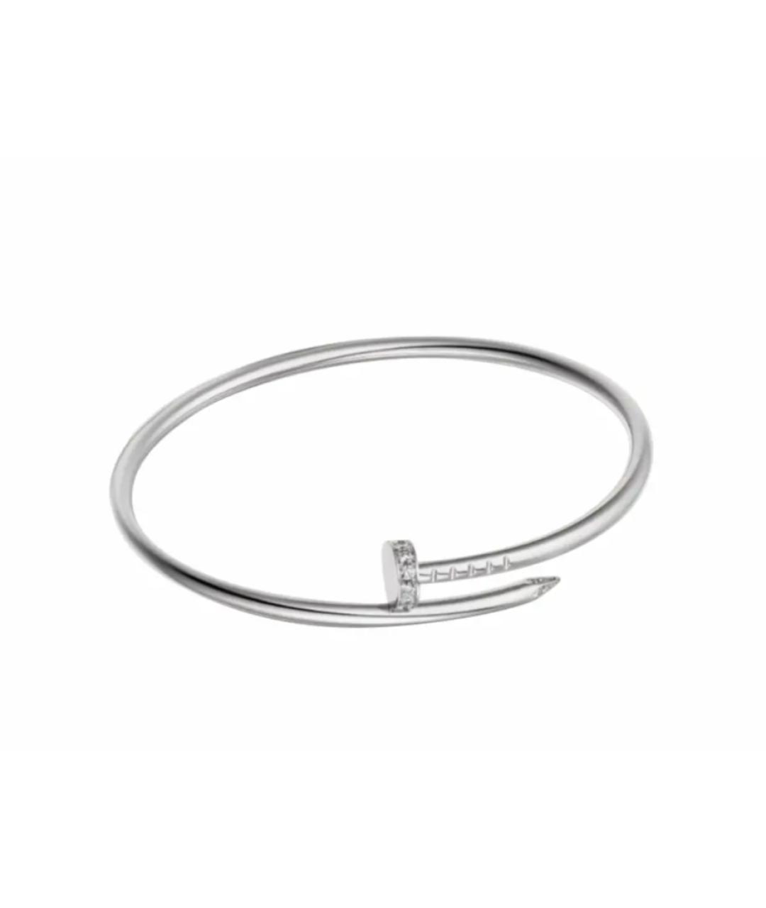 CARTIER Серебрянный браслет из белого золота, фото 1