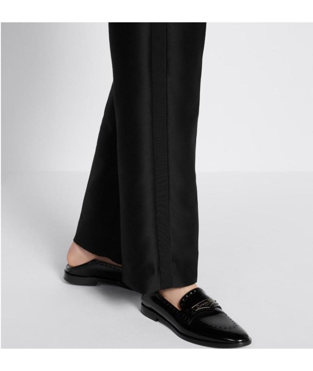 CHRISTIAN DIOR Черные кожаные лоферы, фото 5
