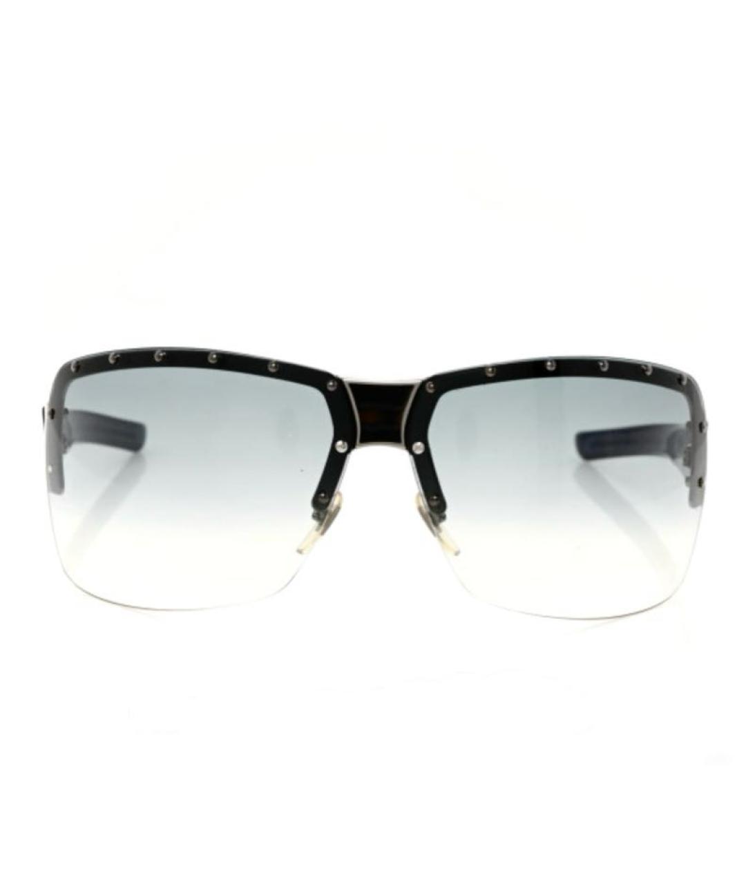 GUCCI Черные пластиковые солнцезащитные очки, фото 1