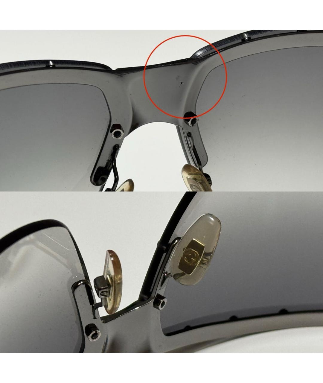 GUCCI Черные пластиковые солнцезащитные очки, фото 6