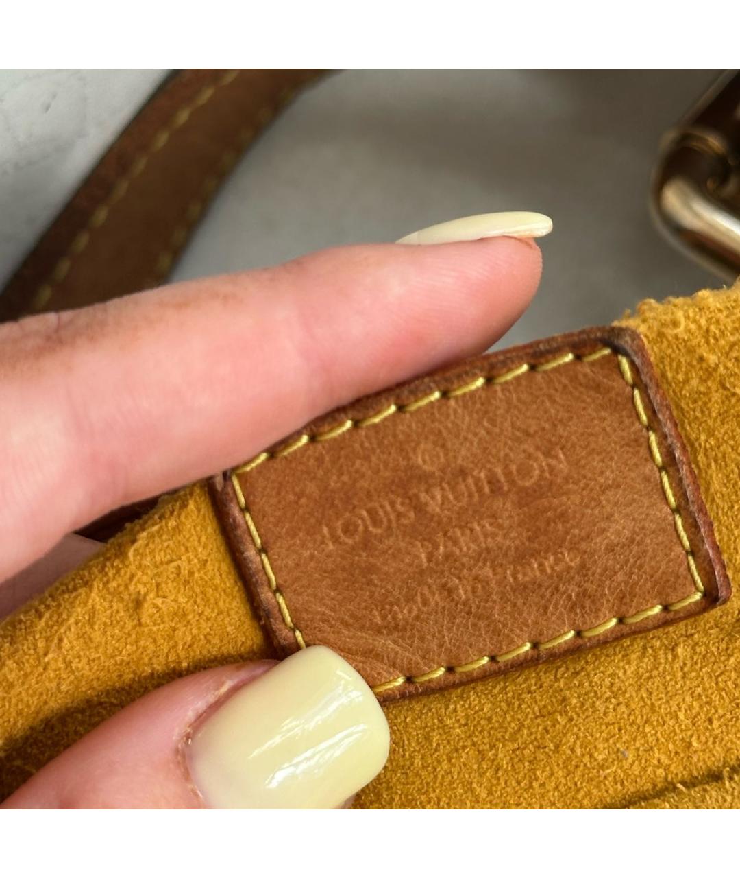 LOUIS VUITTON Синяя деним сумка через плечо, фото 6