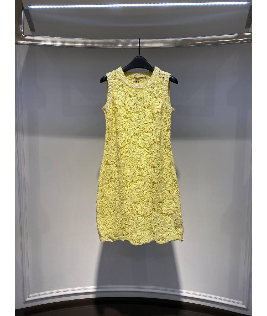 ERMANNO SCERVINO Желтое коктейльное платье, фото 3