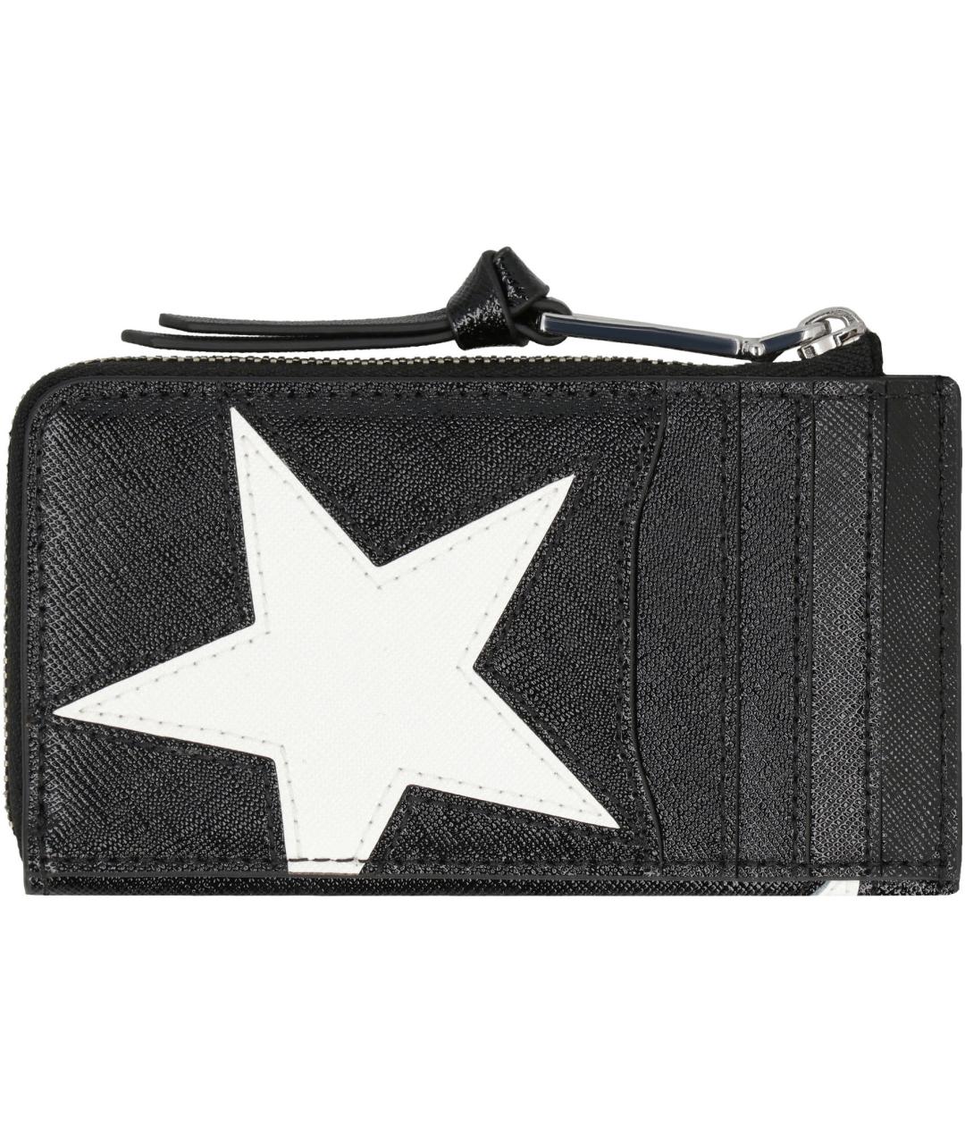 MARC JACOBS Черный кожаный кошелек, фото 2