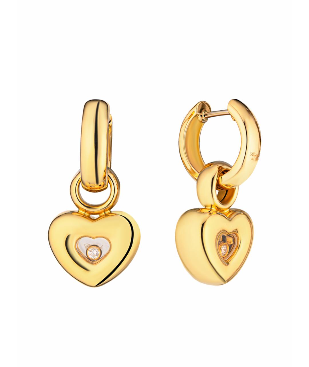 CHOPARD Золотые серьги из желтого золота, фото 1
