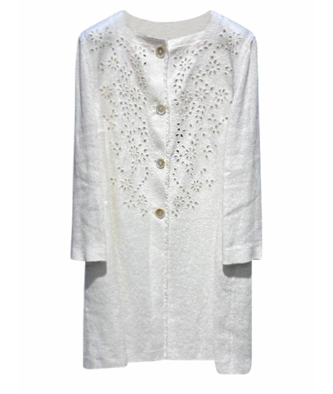 ERMANNO SCERVINO Белое пальто, фото 1