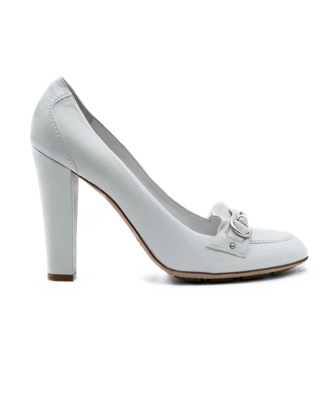 CHRISTIAN DIOR Белые кожаные туфли, фото 6