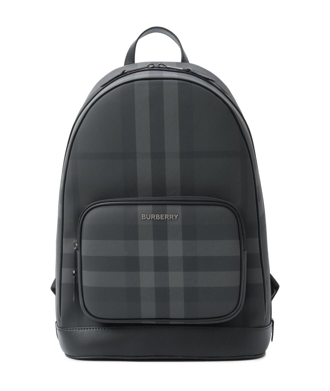 BURBERRY Серый рюкзак из искусственной кожи, фото 1