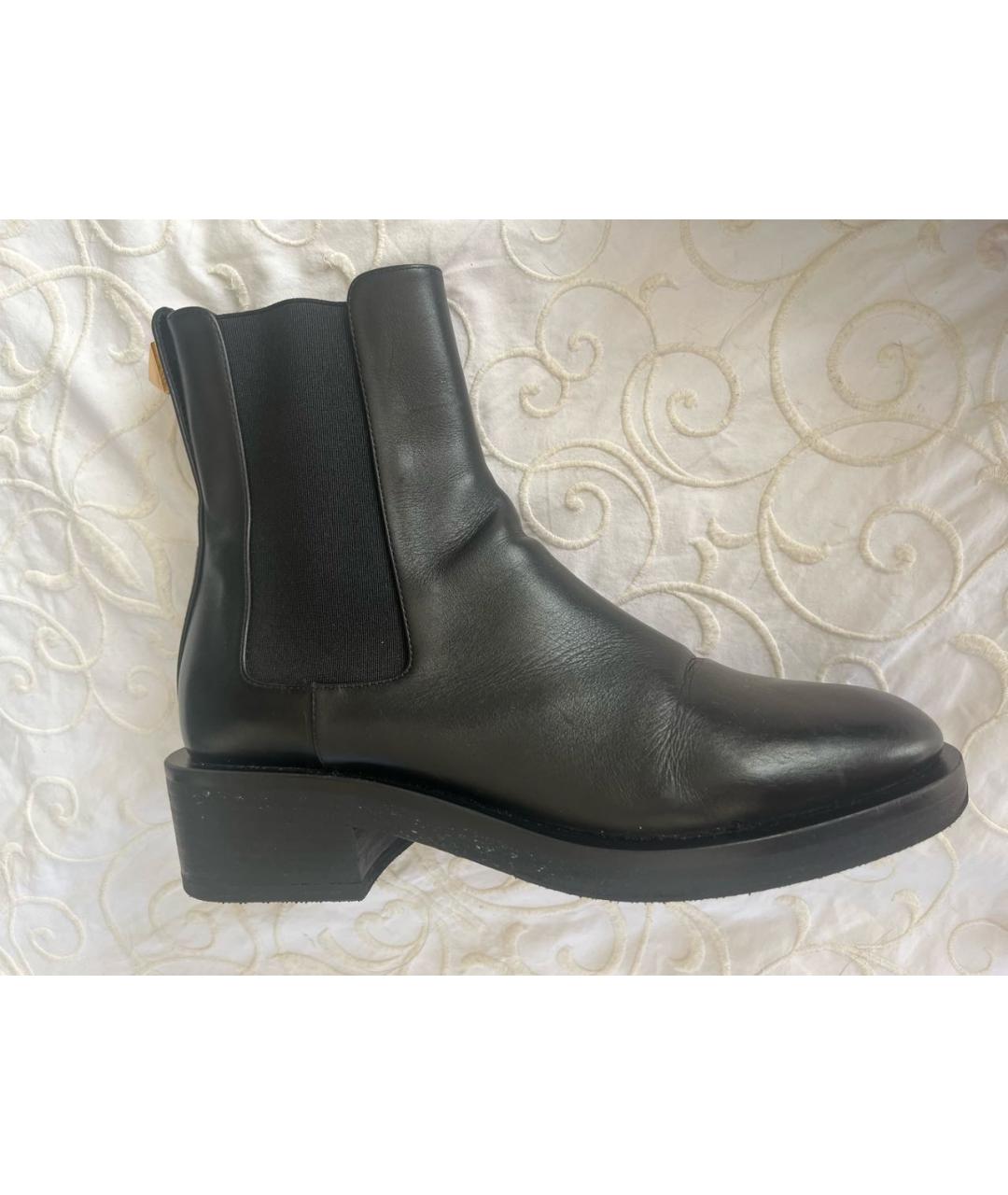 VALENTINO Черные кожаные полусапоги, фото 9