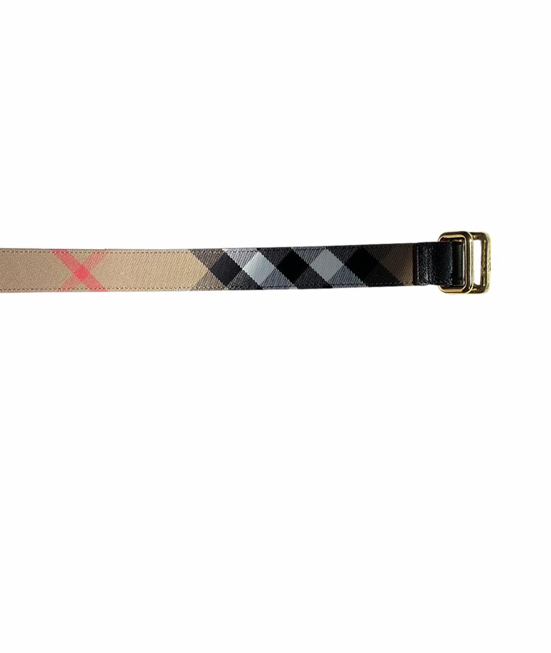 BURBERRY Черный ремень, фото 1