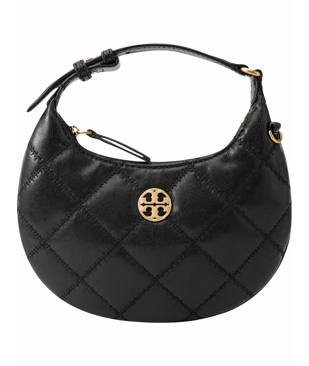 TORY BURCH Черная сумка с короткими ручками, фото 1