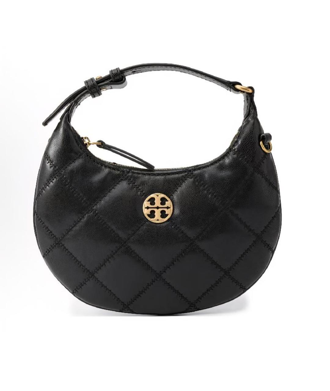 TORY BURCH Черная сумка с короткими ручками, фото 5