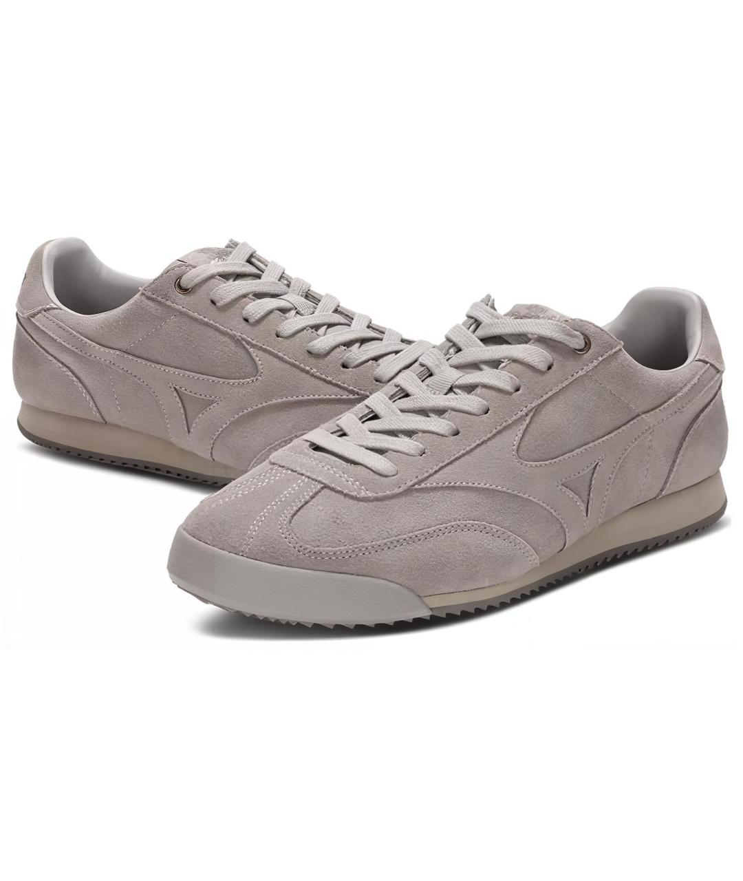 MIZUNO Антрацитовые замшевые кеды, фото 2