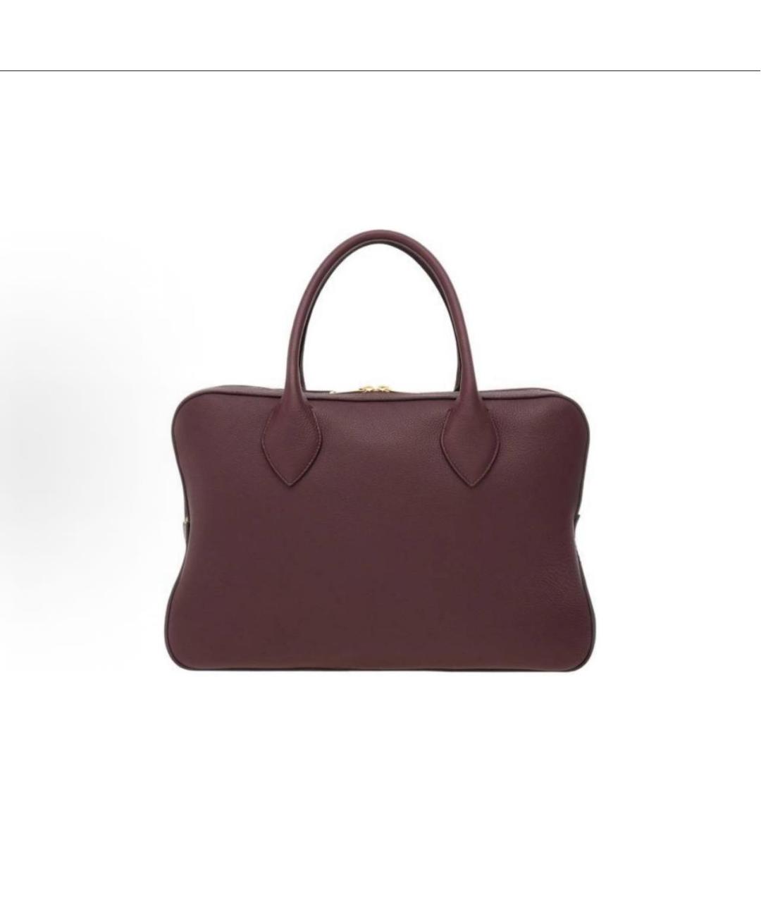 FERRAGAMO Бордовая кожаная сумка через плечо, фото 3