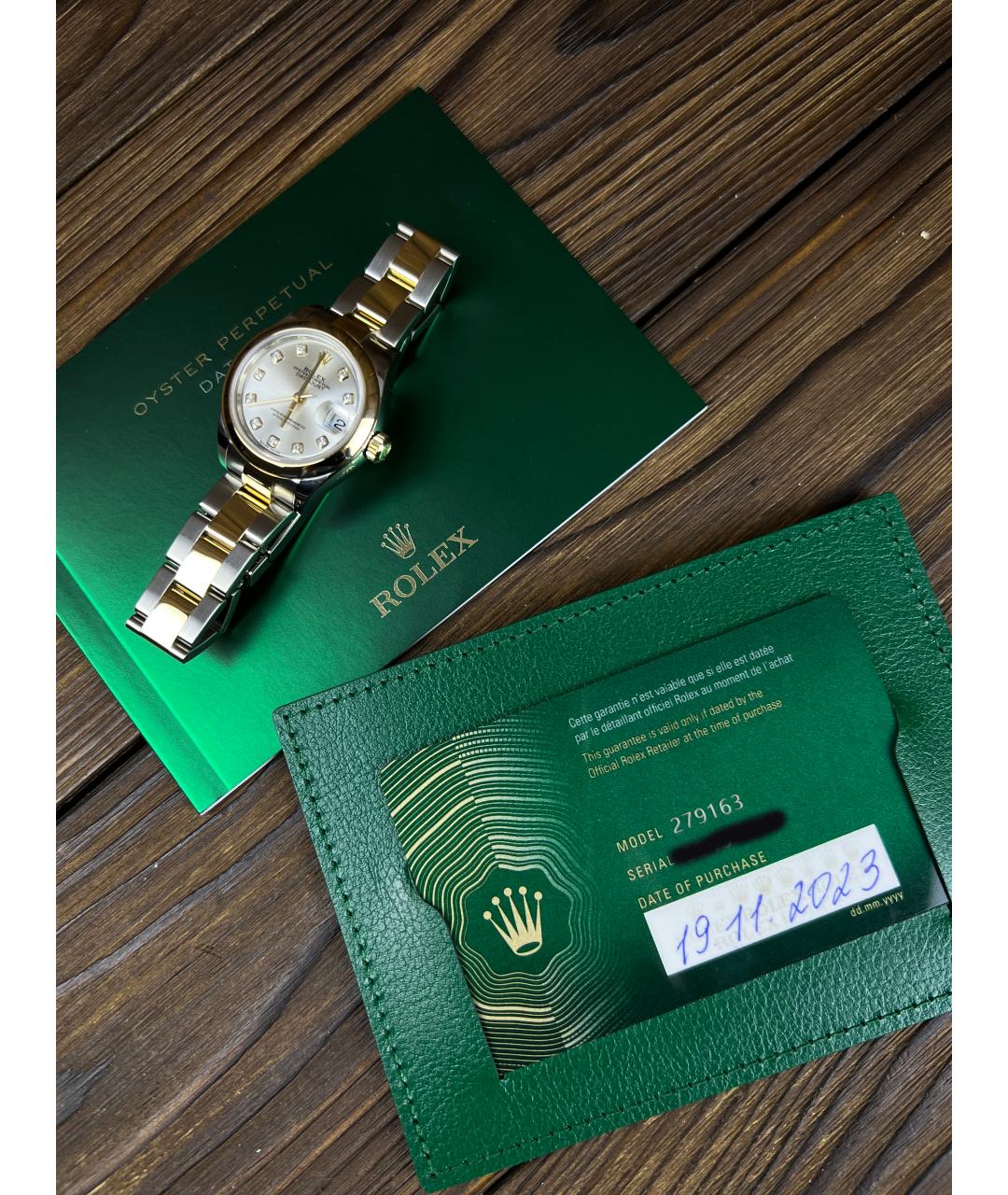 ROLEX Часы из желтого золота, фото 2