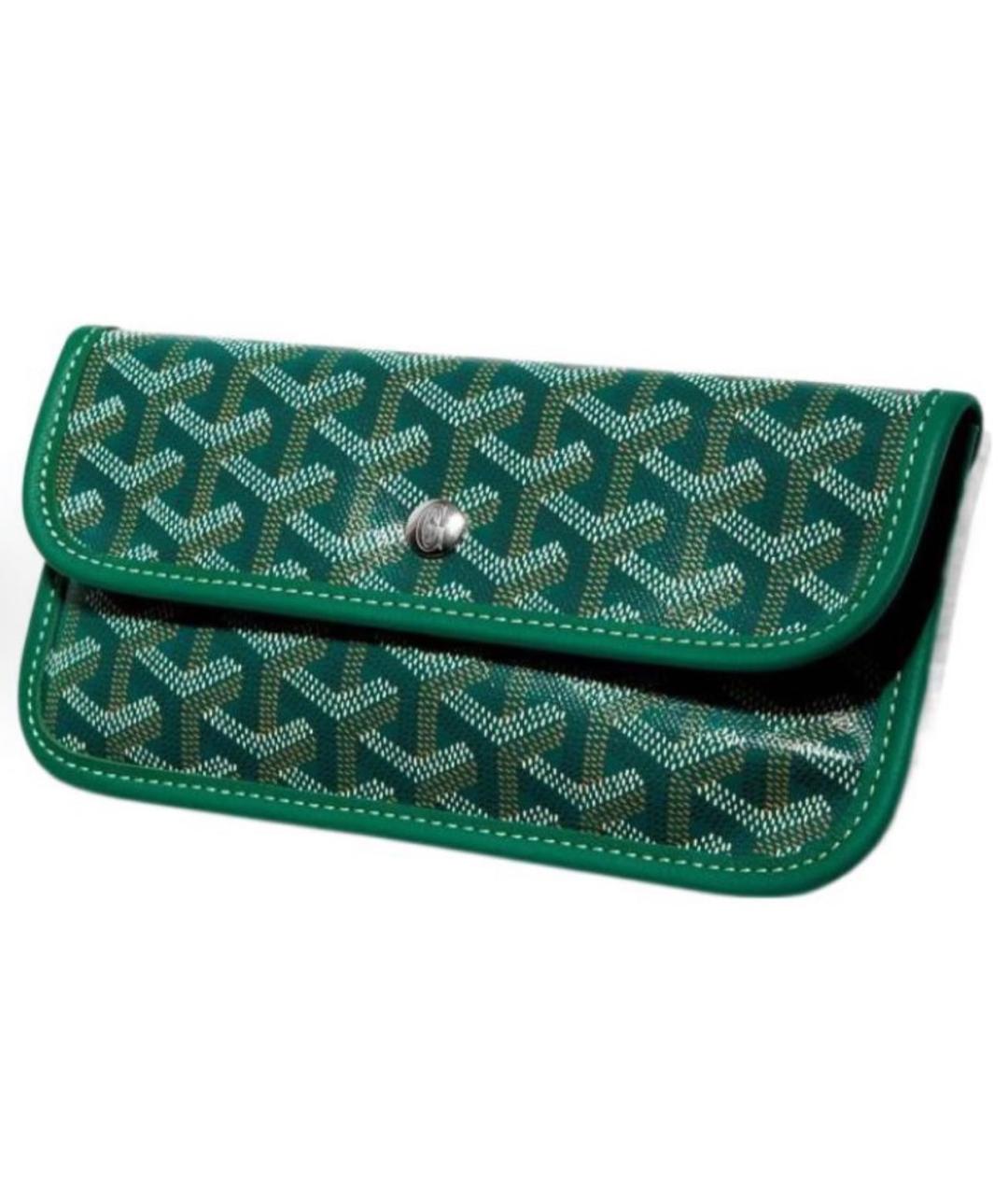 GOYARD Зеленая сумка тоут, фото 4