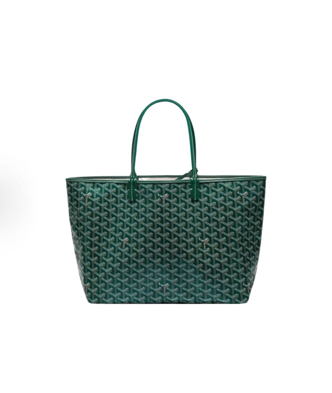 GOYARD Зеленая сумка тоут, фото 2