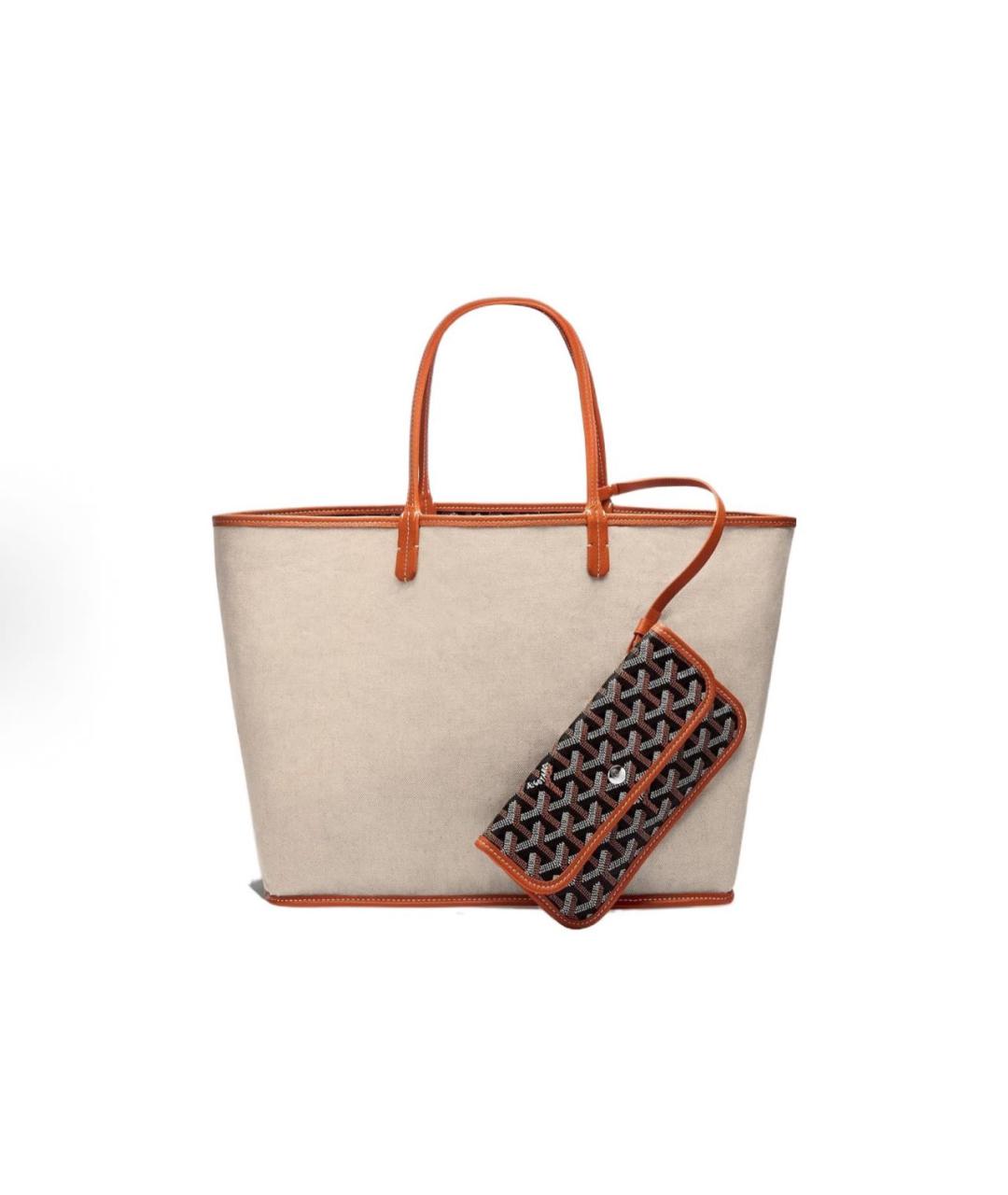 GOYARD Коричневая сумка тоут, фото 3