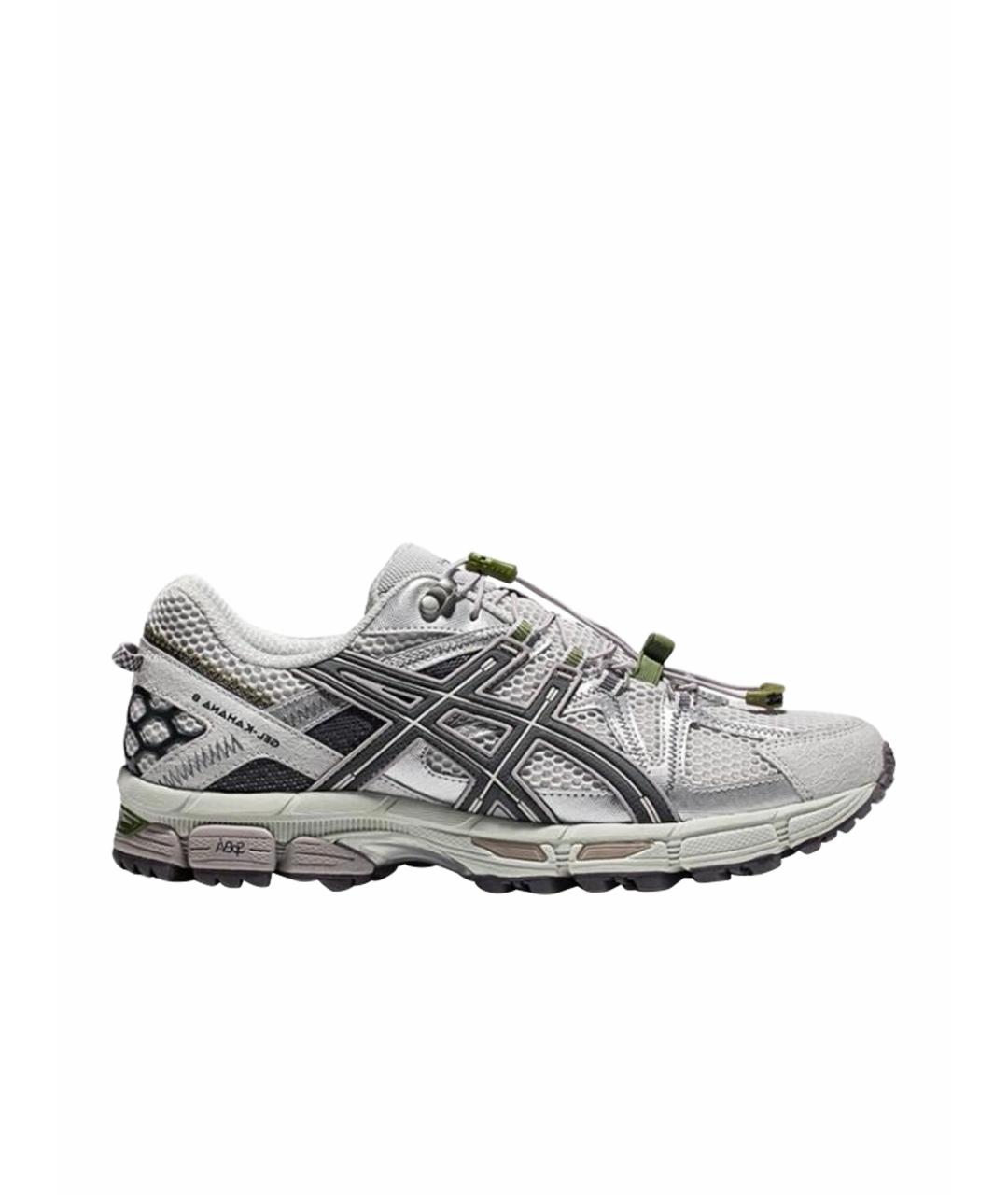 ASICS Серые синтетические кроссовки, фото 1