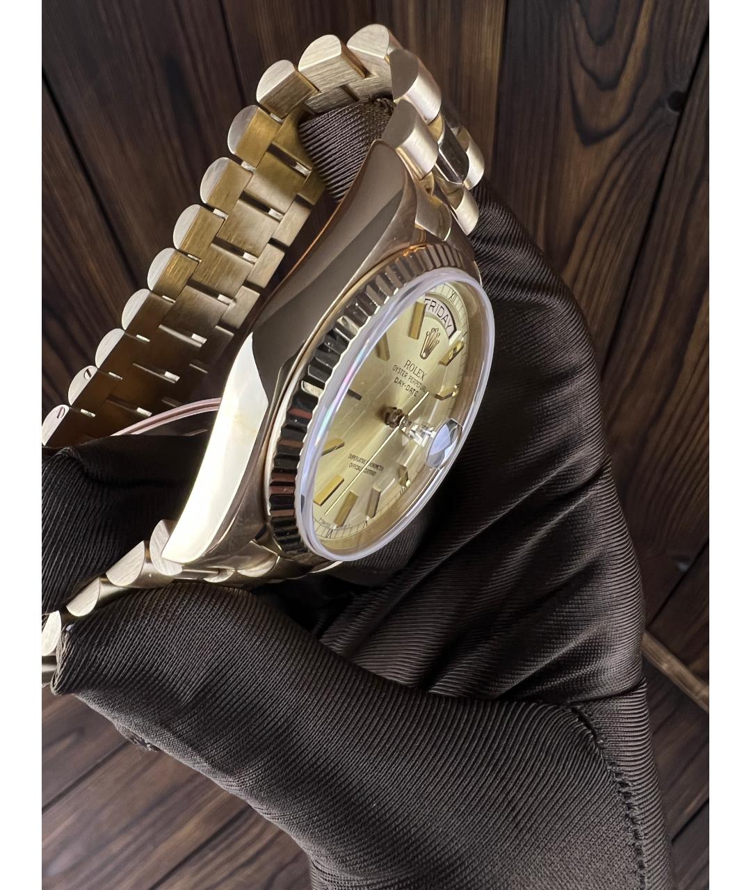 ROLEX Золотые часы из желтого золота, фото 6