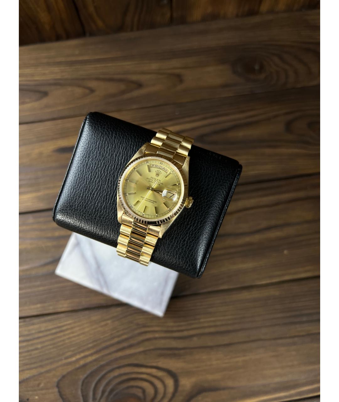 ROLEX Золотые часы из желтого золота, фото 2