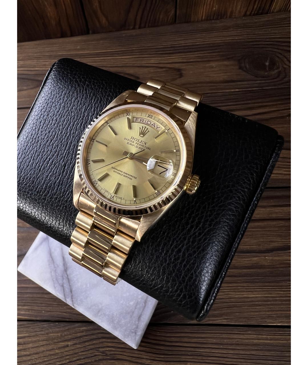 ROLEX Золотые часы из желтого золота, фото 3