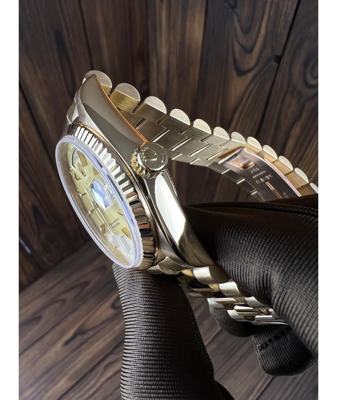 ROLEX Золотые часы из желтого золота, фото 5