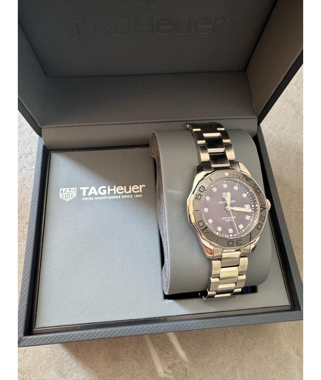 TAG HEUER Серебряные часы, фото 3