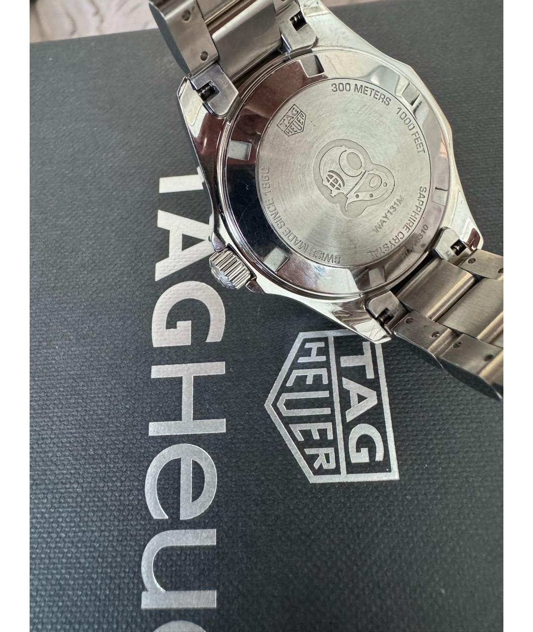 TAG HEUER Серебряные часы, фото 2