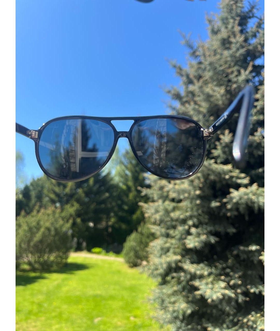 GUCCI Черные пластиковые солнцезащитные очки, фото 4