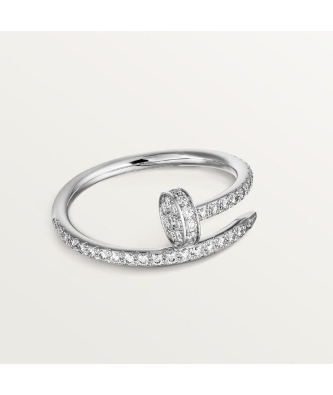 CARTIER Серебряное кольцо из белого золота, фото 4