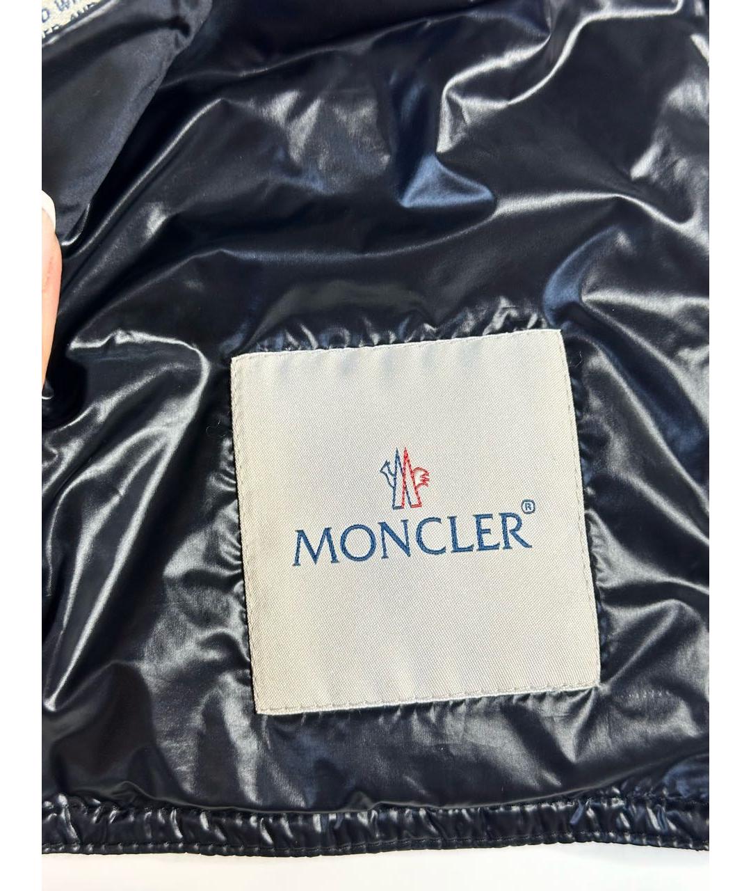 MONCLER Черный полиэстеровый жакет / жилет, фото 4