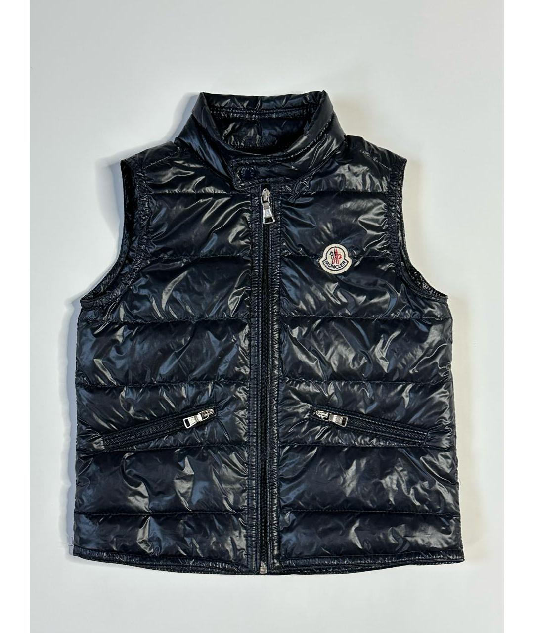 MONCLER Черный полиэстеровый жакет / жилет, фото 9