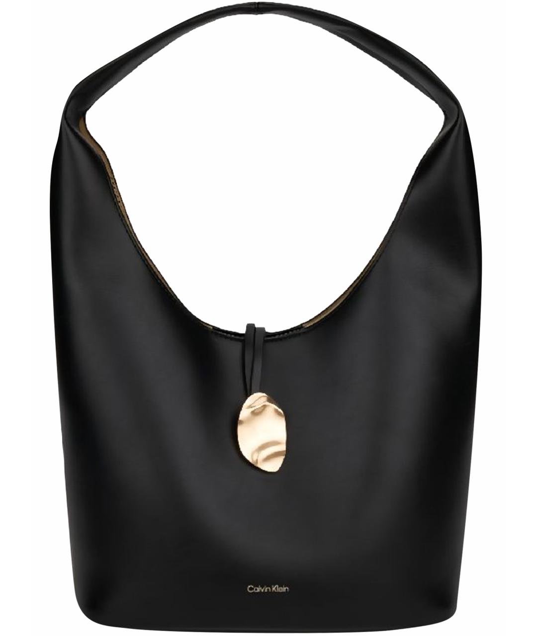 CALVIN KLEIN Черная сумка тоут, фото 1