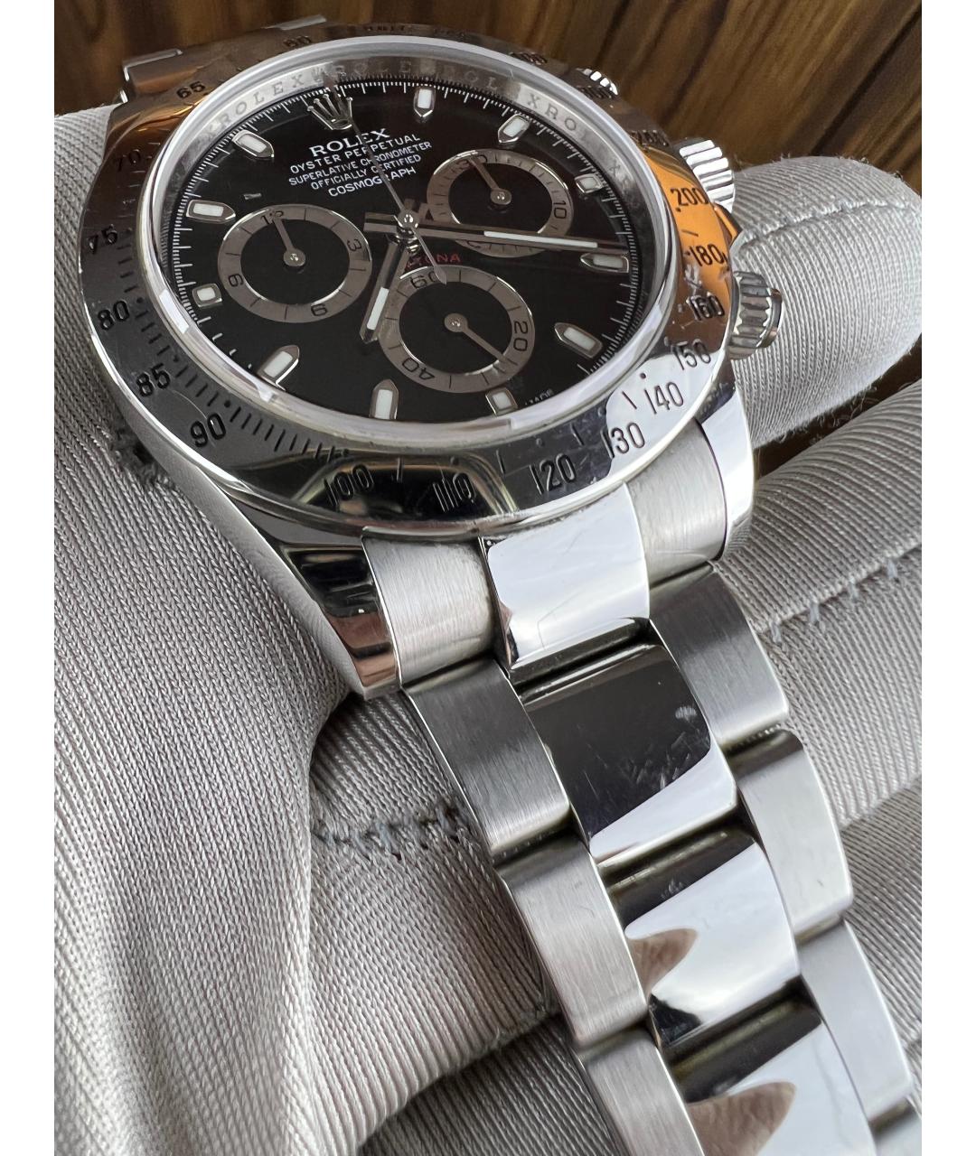 ROLEX Черные часы, фото 3