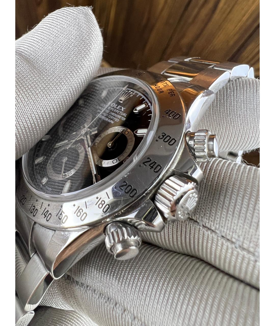 ROLEX Черные часы, фото 4