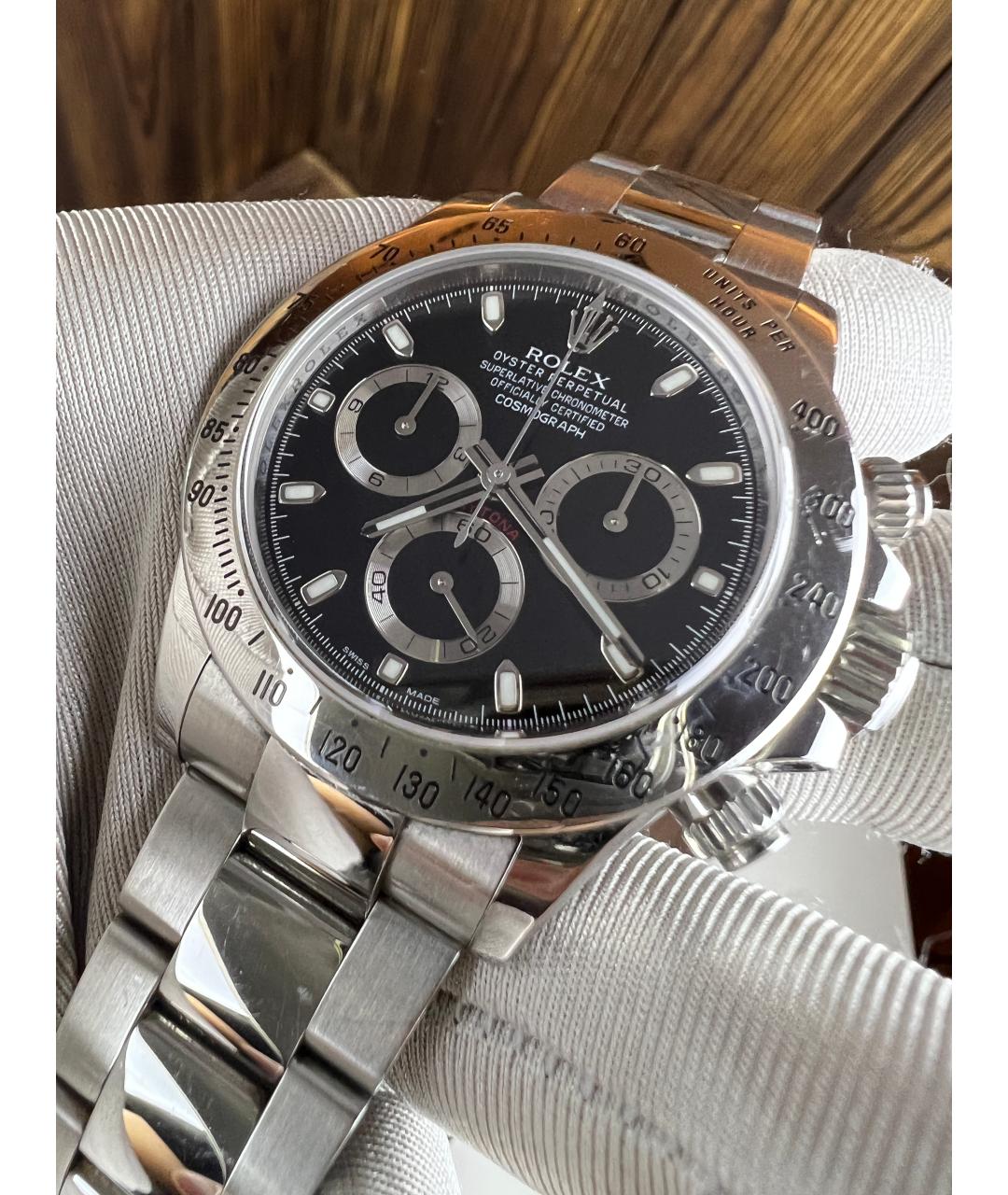 ROLEX Черные часы, фото 2