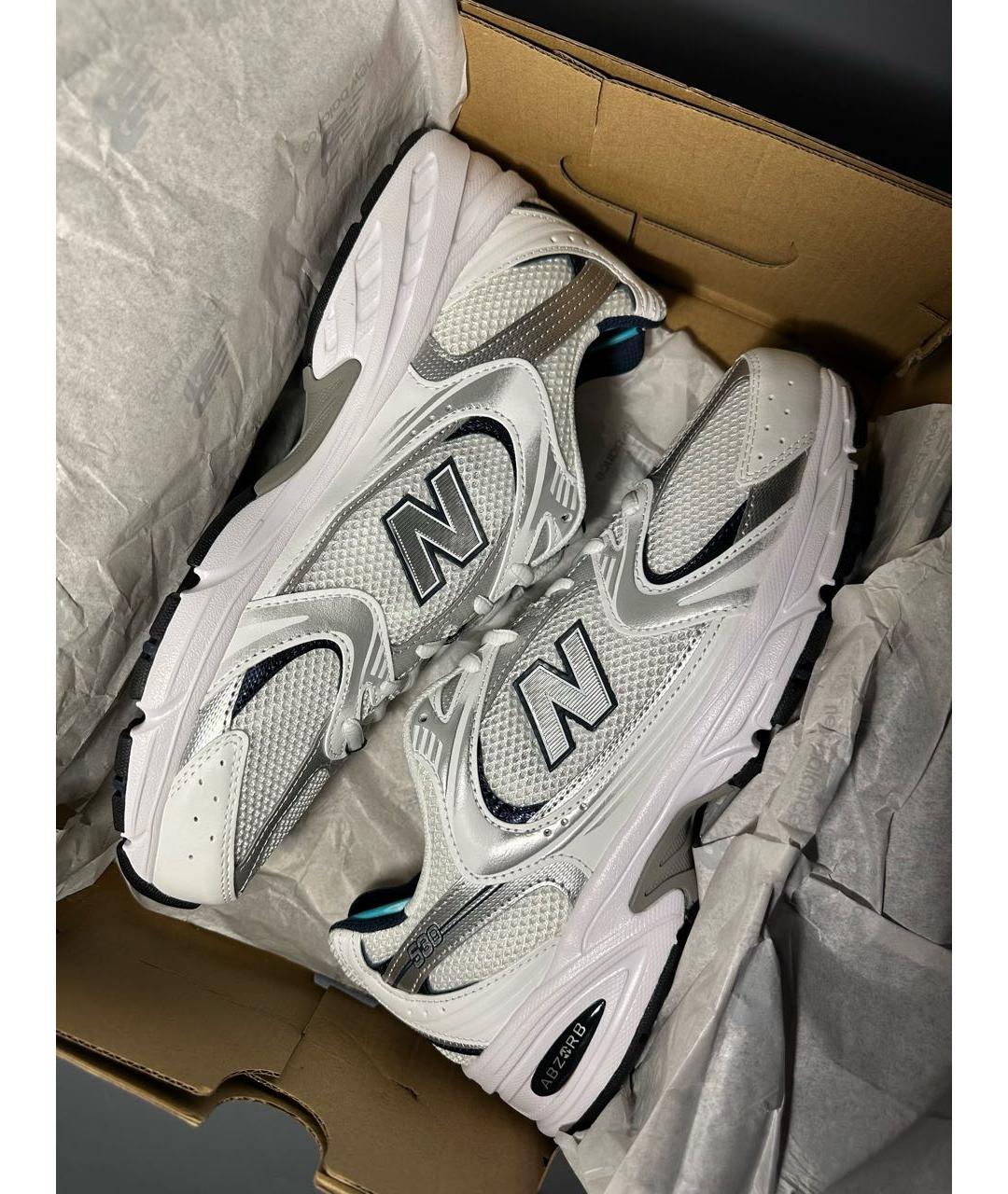 NEW BALANCE Белые синтетические кроссовки, фото 8